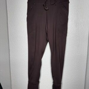 Womens Zip Pocket Fleece Lined Leggings